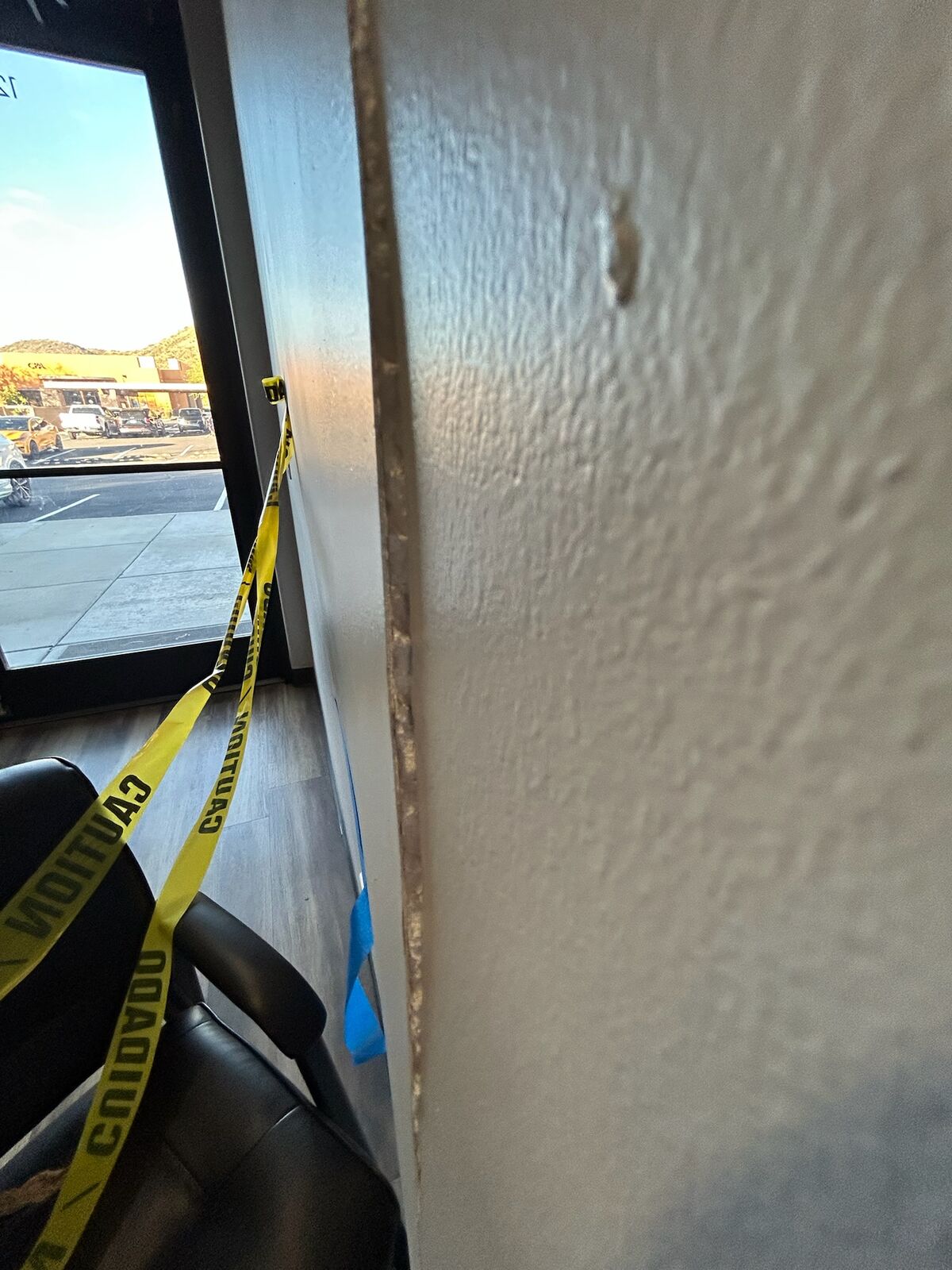 Commercial Water Damage Restoration work in progress