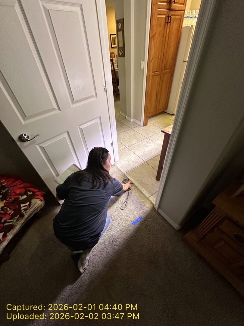Water damage restoration job photo from Glendale, AZ