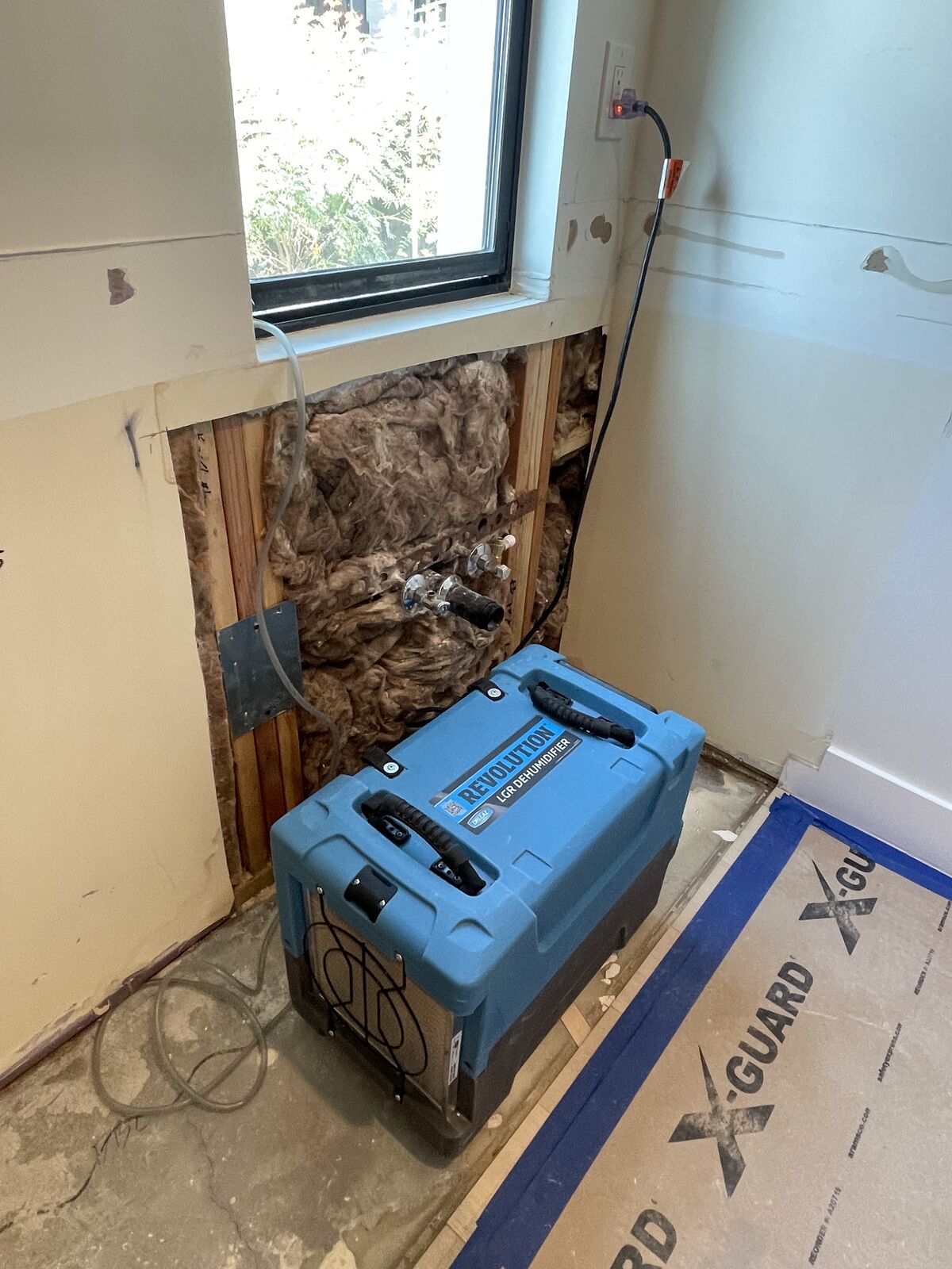 Water damage restoration job photo from Mesa, AZ
