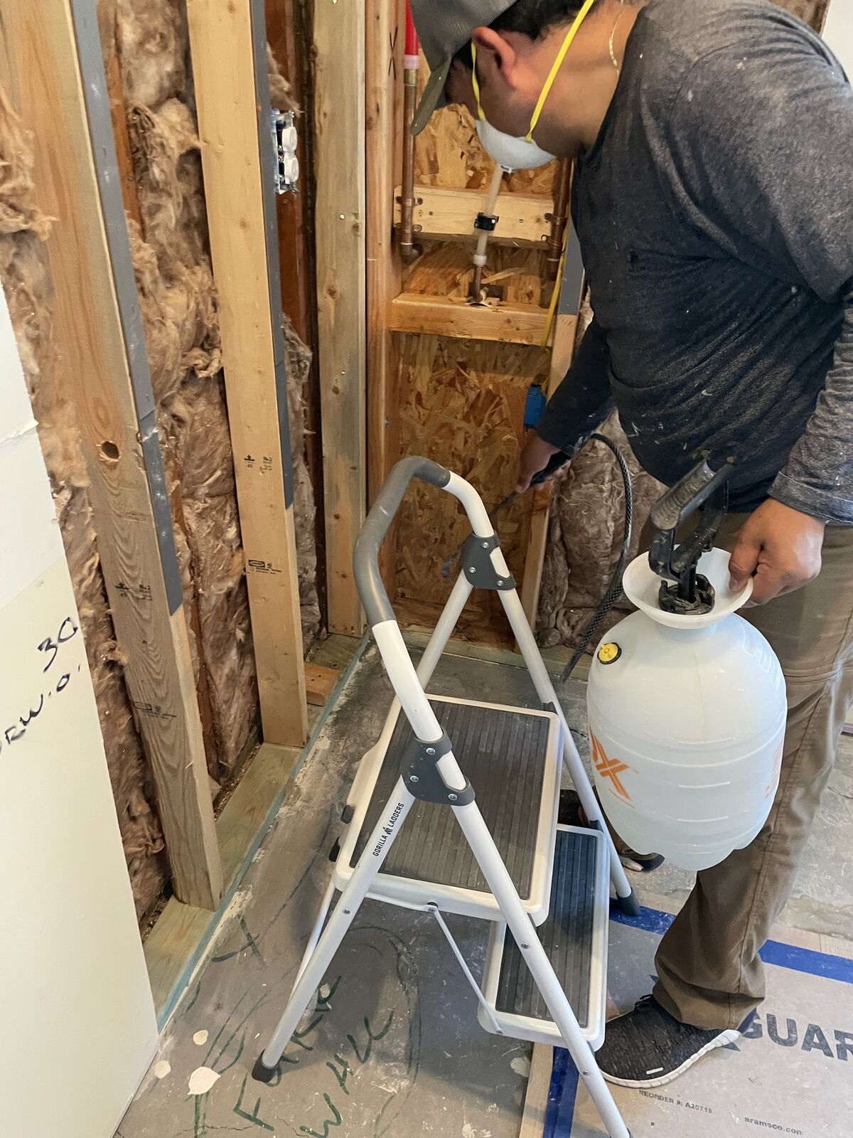 Mold remediation job photo from Mesa, AZ