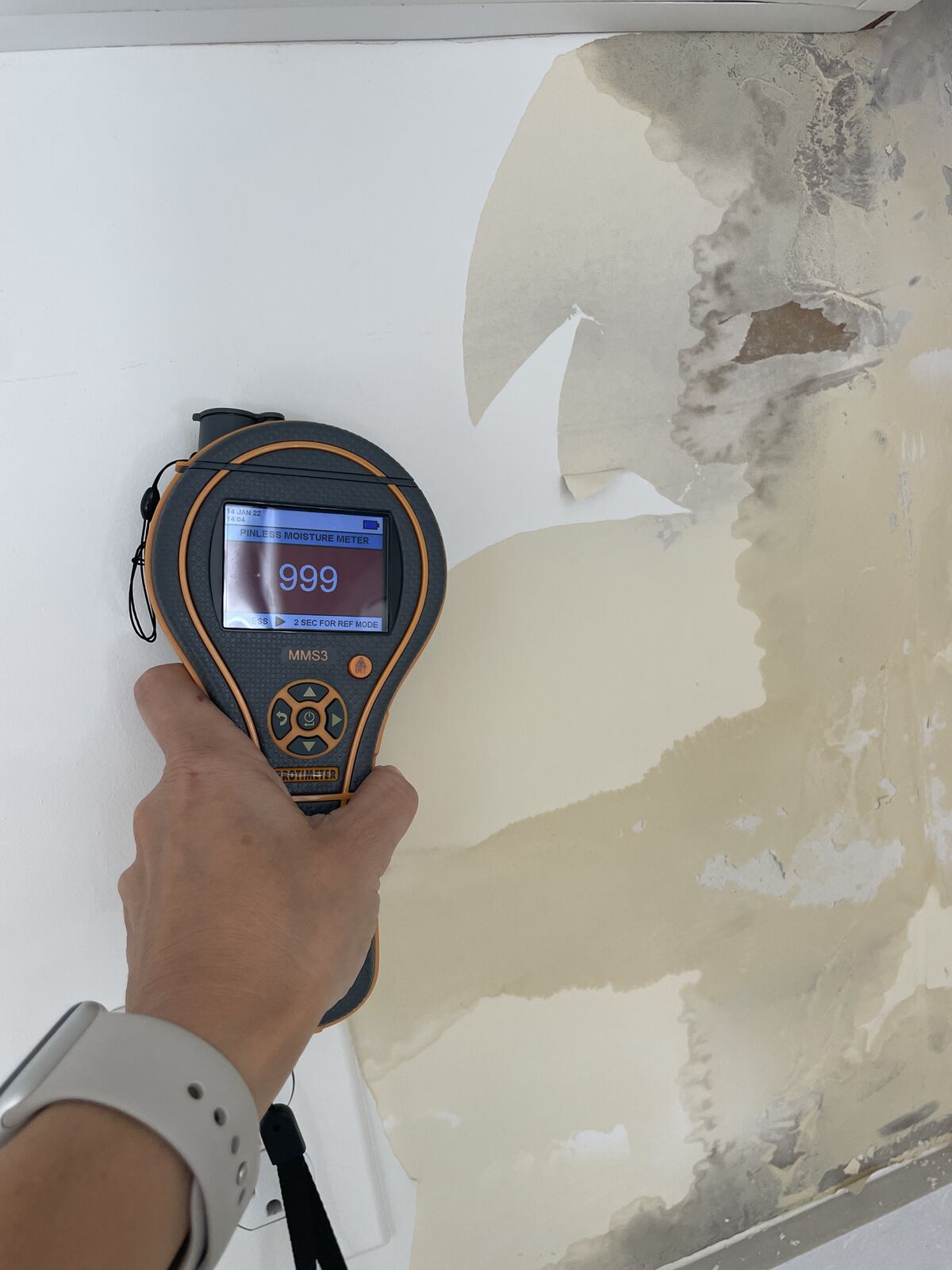 Water damage restoration job photo from Phoenix, AZ